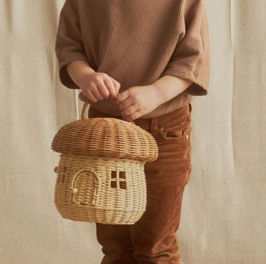 Olli Ella Mushroom Basket