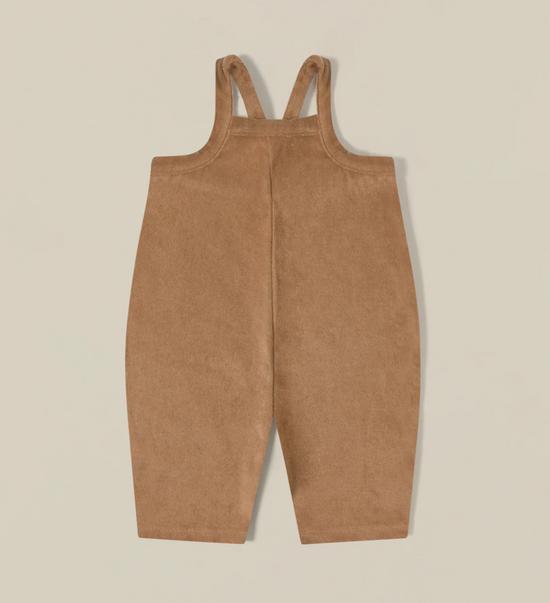 Organic Zoo - Gold Terry Cropped Dungarees