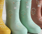 Grass & Air Colour-Revealing Wellies - Pale Pink