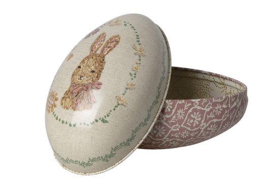 Maileg Easter Egg Metal Tins (x2) - Pink