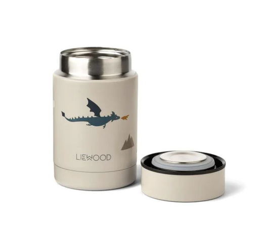 Liewood Nadja Food Jar - Little Dragon / Dark Sandy Mix - Liewood, Liewood, Fox & Bramble