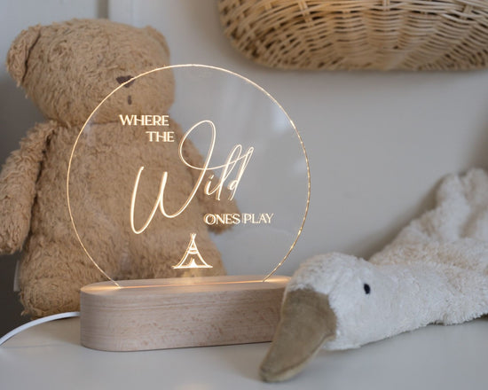 Fox + Bramble Night Light - Where the wild ones play