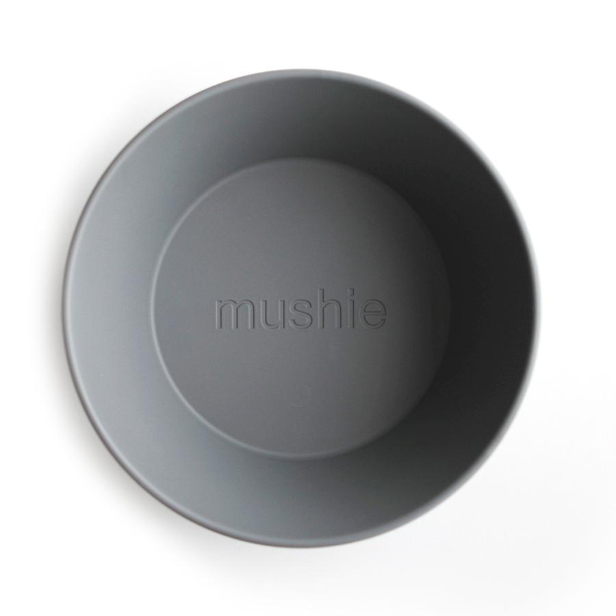 Mushie Round Bowl, Set of 2 - Smoke - Mushie, Mushie (Ivy), Fox & Bramble