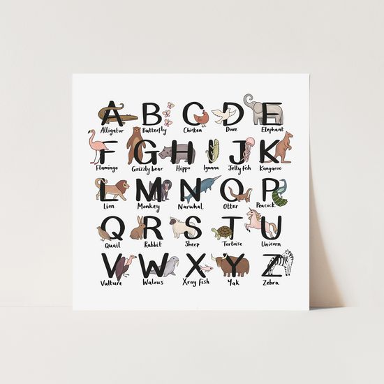 Kid of the Village 30x30 Animal Alphabet - Kid of the Village, Kid of the Village, Fox & Bramble