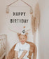 Meg Cat Hooray Birthday Banner - Natural - Meg Cat Hooray, Meg Cat Hooray, Fox & Bramble