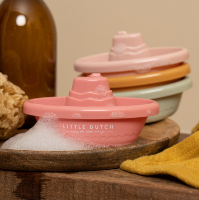 Little Dutch Stackable Bath Boats - Pink - Little Dutch, Little Dutch, Fox & Bramble