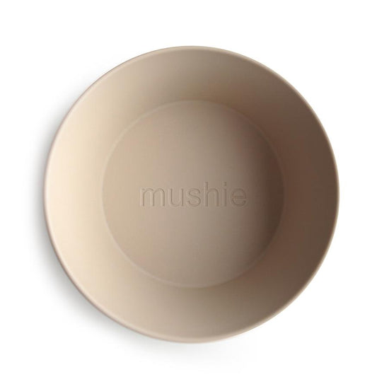 Mushie Round Bowl, Set of 2 - Vanilla - Mushie, Mushie (Ivy), Fox & Bramble