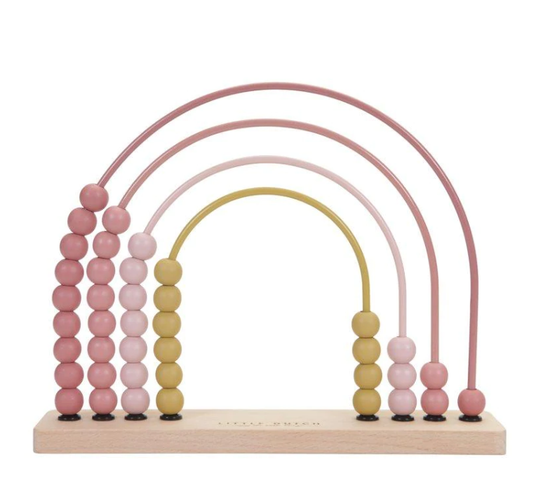 Little Dutch Pink Rainbow Abacus - Little Dutch, Little Dutch, Fox & Bramble