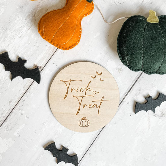 Trick or Treat Plaque - Fox & Bramble, Fox + Bramble, Fox & Bramble