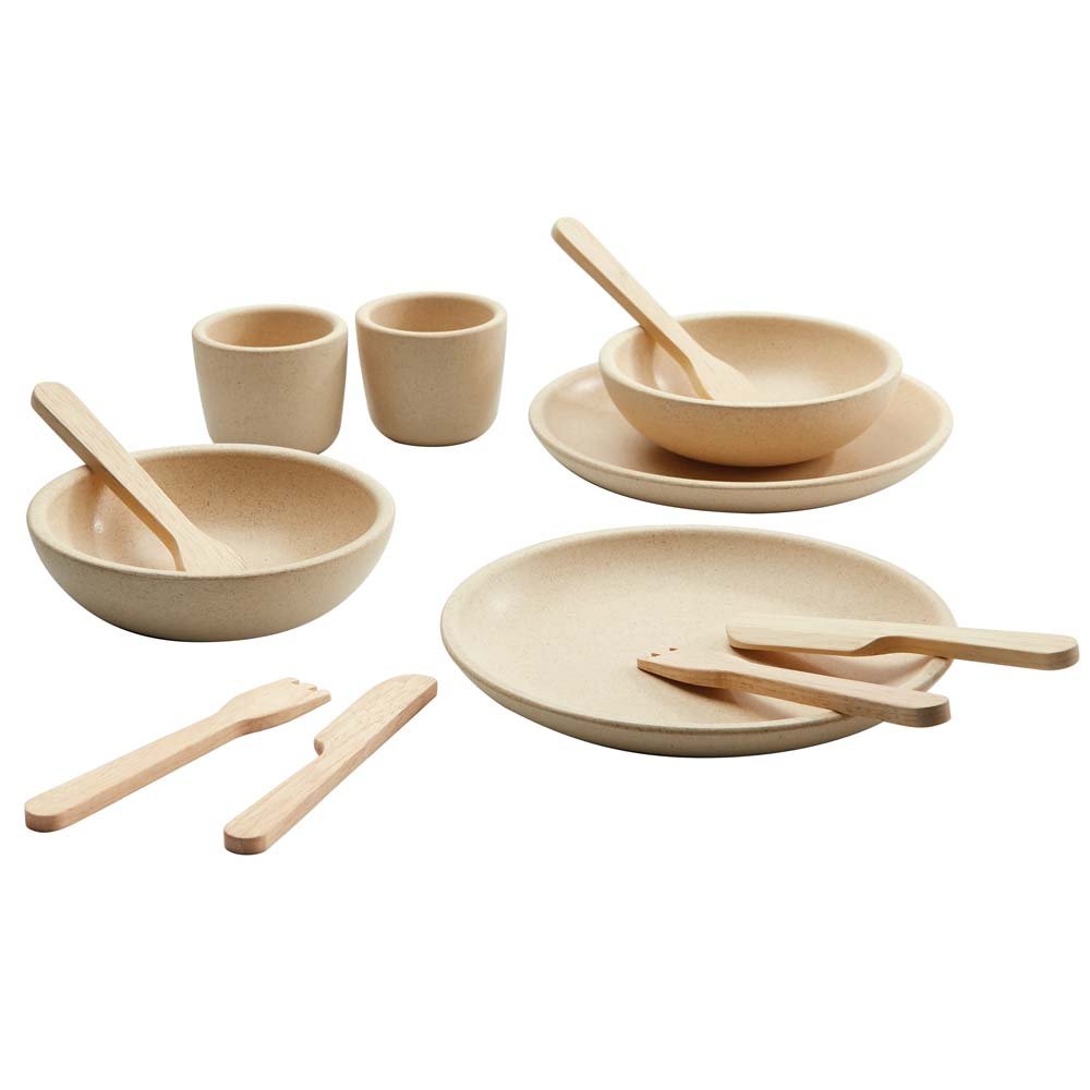 Plan Toys Tableware Set - Plan Toys, Plan Toys, Fox & Bramble