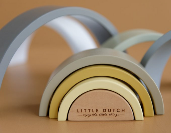 Little Dutch Rainbow Stacker - Blue - Little Dutch, Little Dutch, Fox & Bramble